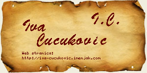 Iva Čučuković vizit kartica